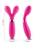 ARMONY - Y-WAND MASSAGE & VIBRATEUR DOUBLE TÊTE FUCHSIA 5 