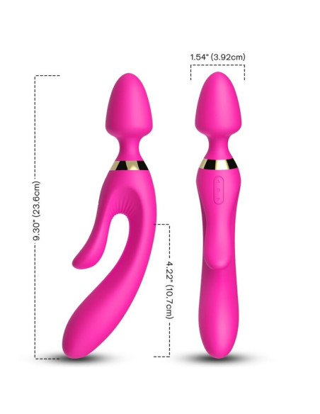 ARMONY - MASSAGGIATORE E VIBRATORE RABBIT FUCSIA 4 