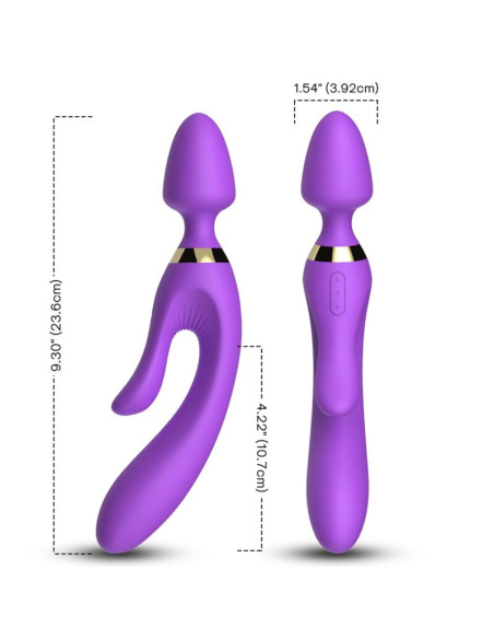 ARMONY - MASSEUR & VIBRATEUR LAPIN VIOLET 4 