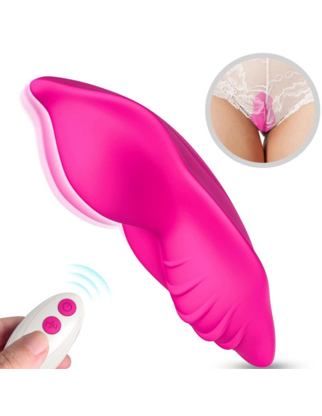 ARMONY - WHISPER SLIP INDOSSABILE VIBRATORE TELECOMANDO FUCSIA 4 