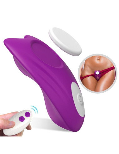 ARMONY - CULOTTE PORTABLE PAPILLON VIBRATEUR TÉLÉCOMMANDE VIOLET 5 