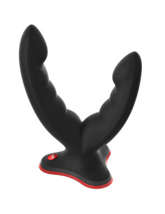 FUN FACTORY - DOPPIO DILDO E MASSAGGIATORE RYDE NERO 5 