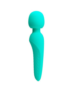 PRETTY LOVE - MEREDITH MASSAGER 12 VIBRATION MODES AQUA GREEN 9 