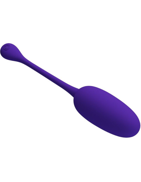 PRETTY LOVE - KNUCKER PURPLE RECHARGEABLE VIBRATING EGG 9 