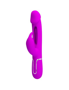 PRETTY LOVE - DEJON RABBIT VIBRATOR 3 IN 1 MULTIFUNKTIONS FUCSIA 11 