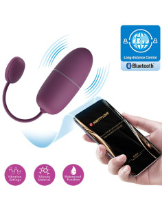 PRETTY LOVE - NYMPH VIBRATING EGG APP CONTROLLED LILA 16 