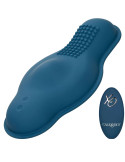 CALEXOTICS - RIDER MASSAGER DOUBLE MOTEUR TÉLÉCOMMANDE BLEU 18 