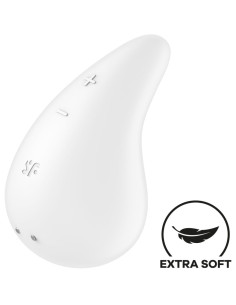 SATISFYER - DEW DROP VIBRATOR AUFLEGEN WEISS 5 