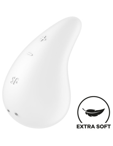 SATISFYER - VIBRATEUR DEW DROP LAY-ON BLANC 5 