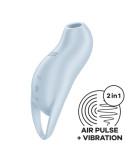 SATISFYER - POCKET PRO 1 CLITORIS STIMULATOR LIGHT BLUE 5 