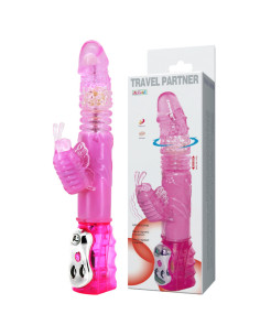 BAILE - PARTENAIRE DE VOYAGE ROTATEUR HAUT ET BAS LAPIN ROSE 4 