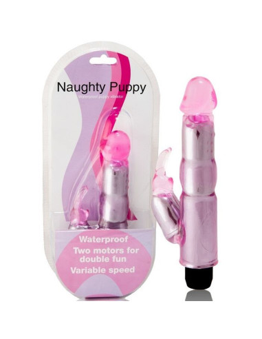 BAILE - VIBRATOR WITH ADJUSTABLE PINK STIMULATOR 2 