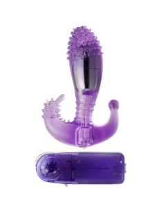 BAILE - STIMULATEUR VAGINAL ET ANAL LILAS AVEC VIBRATION 4 