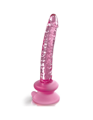 ICICLES - N. 86 GLASS DILDO WITH SUCTION CUP 2 