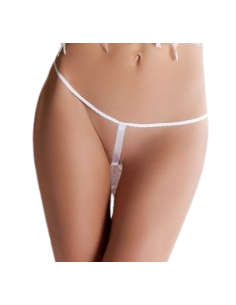 PASSION - MICRO WHITE THONG ONE SIZE 2 