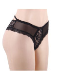 QUEEN LINGERIE - SLIP IN PIZZO FLOREALE S/M 4 