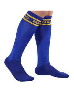 MACHO - LANGE SOCKEN, EINE GRÖSSE, BLAU 3 