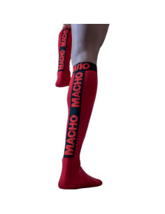 MACHO - DÜNNE SOCKEN EINHEITSGRÖSSE ROT 2 