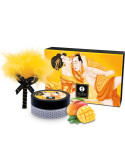 SHUNGA - KIT DE POUDRE DE MASSAGE COMESTIBLE MANGUE 4 