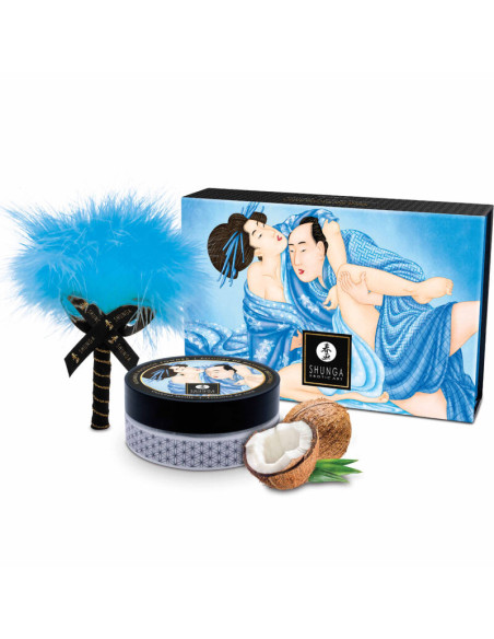 SHUNGA - EDIBLE COCONUT MASSAGE POWDER KIT 4 