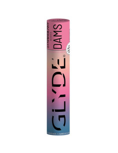 SHEER GLYDE - DAMS LAMINAS LATEX ORALSEX ERDBEERE 1 