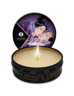 SHUNGA - MINI CARESS BY CANDELIGHT EXOTIC FRUITS MASSAGE CANDLE 30 ML 1 