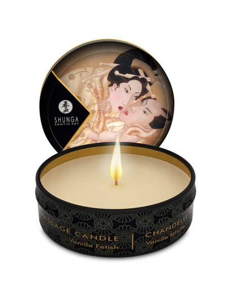 SHUNGA - MINI CARESS BY CANDELIGHT VANILLA MASSAGE CANDLE 30 ML 1 