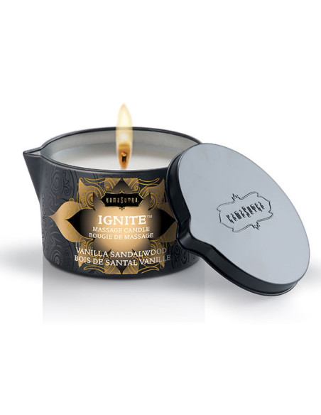 KAMASUTRA - VANILLA AND SANDALWOOD MASSAGE CANDLE 170 GR 2 