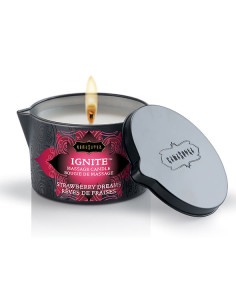 KAMASUTRA - STRAWBERRY DREAMS MASSAGE CANDLE 170 GR 2 