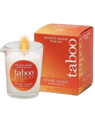 RUF - TABOO MASSAGE CANDLE FOR HER PECHE SUCRE NECTARINE AROMA 1 