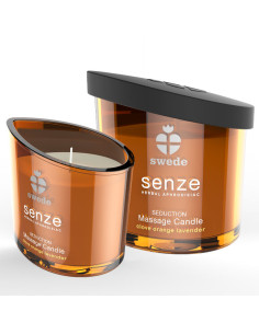 SWEDE - SENZE SEDUCTION MASSAGE CANDLE - CLOVE, ORANGE, LAVENDER 2 