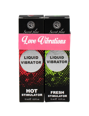 SECRETPLAY - VIBRATEUR LIQUIDE PACK LOVE VIBRATIONS 1 