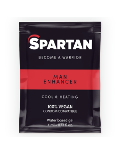 SPARTAN - EREKTIONSVERBESSERENDES GEL MIT KALT-HEISS-EFFEKT 100 % VEGAN 4 ml 2 