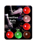 SECRETPLAY - BRAZILLIAN BALLS SCHMIERMITTEL HEISSE BÄLLE 6 EINHEITEN 1 