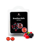 SECRETPLAY - 2 BRAZILIAN BALLS BERRIES 1 