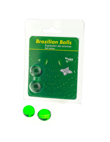 TALOKA - 2 BOULES BRÉSILIENNES GEL INTIME MENTHE 1 