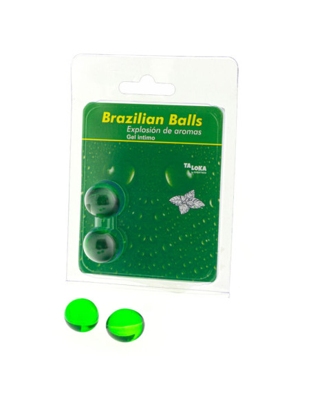 TALOKA - 2 BOULES BRÉSILIENNES GEL INTIME MENTHE 1 