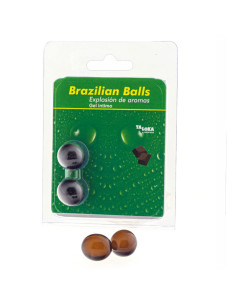 TALOKA - 2 BRAZILIAN BALLS CHOCOLATE INTIMATE GEL 1 