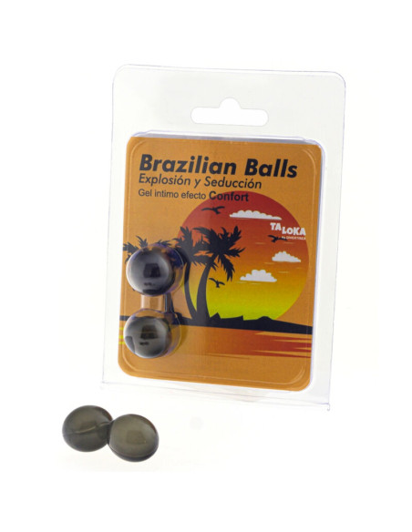 TALOKA - 2 BRAZILIAN BALLS COMFORT EFFECT EXCITING GEL 1 