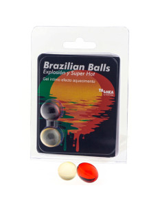 TALOKA - 2 BRAZILIAN BALLS SUPER HOT EFFECT EXCITING GEL 1 