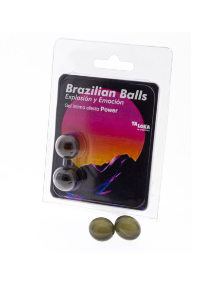 TALOKA - 2 BRAZILIAN BALLS POWER EFFECT EXCITING GEL 1 