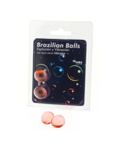 TALOKA - 2 BRASILIANISCHE BLLE MIT VIBRATIONSEFFEKT, AUFREGENDES GEL 1 