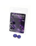 TALOKA - 2 BRAZILIAN BALLS ELECTRIC VIBRATING EFFECT EXCITING GEL 1 