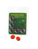 TALOKA - 5 BOULES BRÉSILIENNES GEL INTIME FRAISE 1 