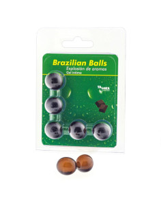 TALOKA - 5 BRAZILIAN BALLS CHOCOLATE INTIMATE GEL 1 