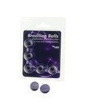 TALOKA - 5 BRAZILIAN BALLS ELECTRIC VIBRATING EFFECT EXCITING GEL 1 