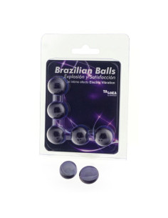 TALOKA - 5 BALLES BRÉSILIENNES EFFET VIBRANT ÉLECTRIQUE GEL EXCITANT 1 