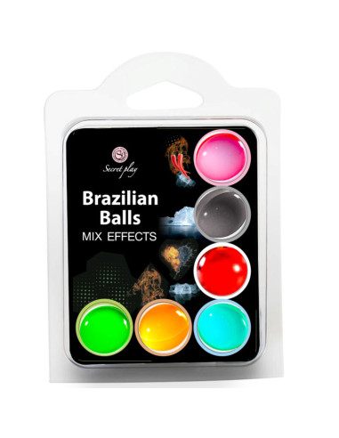 SECRET PLAY SET 6 BRAZILIAN BALLS MIX EFFECT 1 