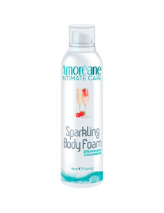 AMOREANE - MASSAGER BODY FOAM STRAWBERRY CHAMPAGNE 150 ML 1 