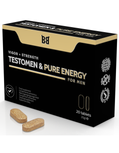 BLACK BULL - TESTOMEN & PURE ENERGY ENHANCER POUR HOMMES 20 GÉLULES 3 